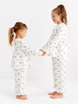 Пижама детская (рубашка и брюки) KAFTAN «Радуга», размер 30 (98-104 см)