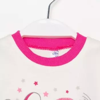 Пижама для девочки, цвет фуксия, рост 98