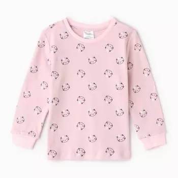 Пижама для девочки, цвет розовый, рост 98-104 см