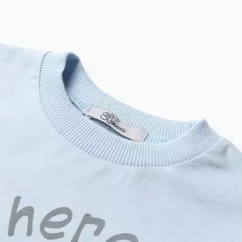 Пижама для мальчика, цвет голубой, рост 98 см