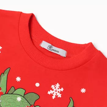 Пижама для мальчика, цвет красный, рост 122 см