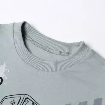 Пижама для мальчика, цвет серый, рост 98 см