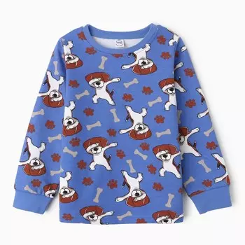 Пижама для мальчика, НАЧЁС, цвет васильковый, рост 110 см