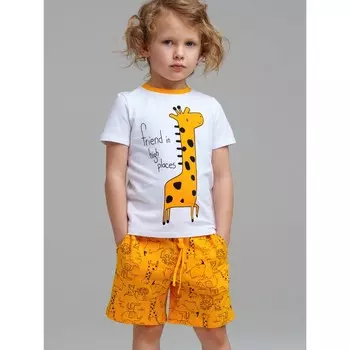 Пижама для мальчика PlayToday: футболка и шорты, рост 116 см