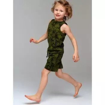 Пижама для мальчика PlayToday: майка и шорты, рост 122 см