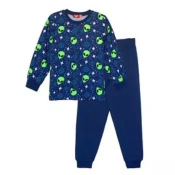 Пижама для мальчика, рост 110 см, цвет синий