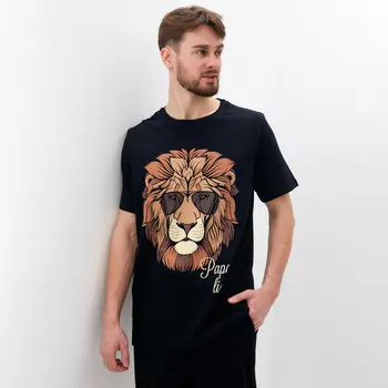 Пижама мужская (футболка и брюки) KAFTAN "Lion" размер 48