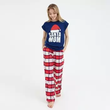 Пижама новогодняя женская KAFTAN "Santa team" размер 44-46 49