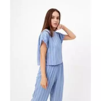 Пижама женская (футб. и брюки) KAFTAN р. 40-42, голубой