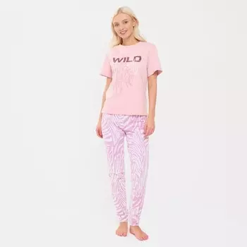 Пижама женская (футболка и брюки) KAFTAN "Beauty" р. 40-42