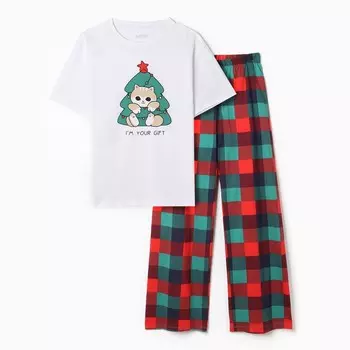 Пижама женская (футболка и брюки) KAFTAN Gift размер 48-50