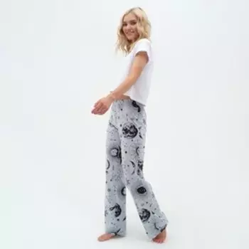 Пижама женская (футболка и брюки) KAFTAN Magic night р. 52-54, белый