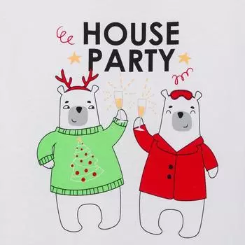 Пижама женская (футболка и брюки) KAFTAN "Мишки" размер 48-50