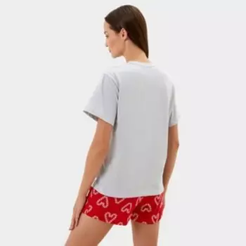 Пижама женская (футболка и шорты) KAFTAN "Love" размер 48-50