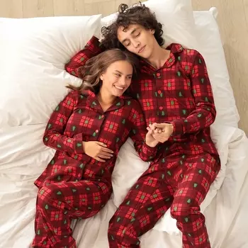 Пижама женская KAFTAN Red mood, размер 48-50, красная