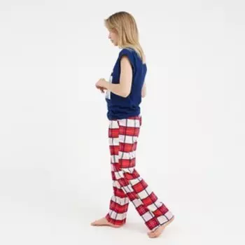 Пижама новогодняя женская KAFTAN "Santa team" размер 40-42 49