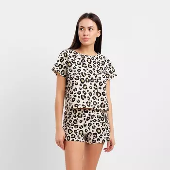 Пижама женская (футболка, шорты) KAFTAN Style, размер 44-46