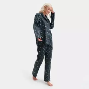 Пижама женская KAFTAN "Звезды", размер 40-42, темно-синий