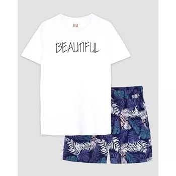 Пижама женская, размер 44, цвет белый