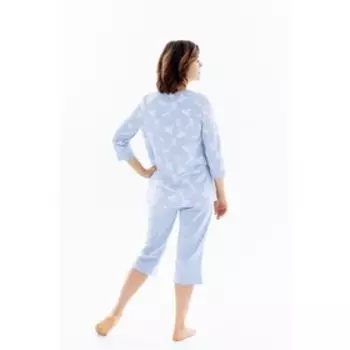 Пижама женская, размер 52, цвет лавандово-голубой