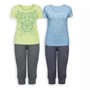 Пижама женская , размер xs, цвет aqua