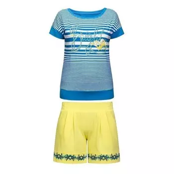 Пижама женская, размер XS, цвет azure