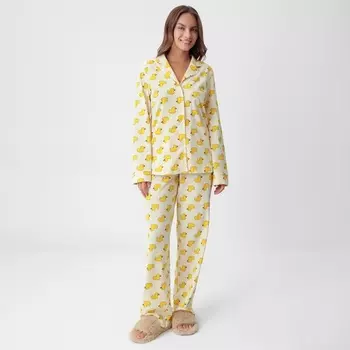 Пижама женская (рубашка, брюки) KAFTAN Duck, размер 44-46
