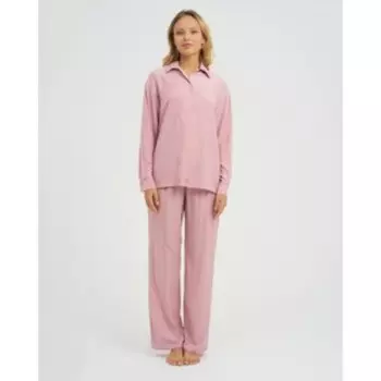 Пижама женская (рубашка и брюки) KAFTAN пудровый, р.48-50