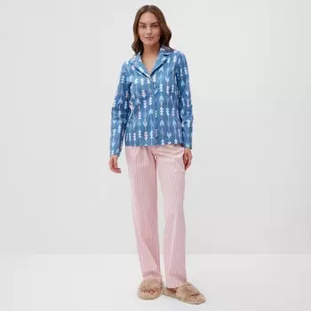 Пижама женская (рубашка, брюки) KAFTAN «Стрелы», размер 40-42
