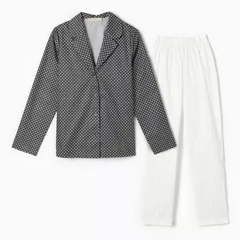 Пижама женская (рубашка, брюки) KAFTAN «Звезды», размер 48-50