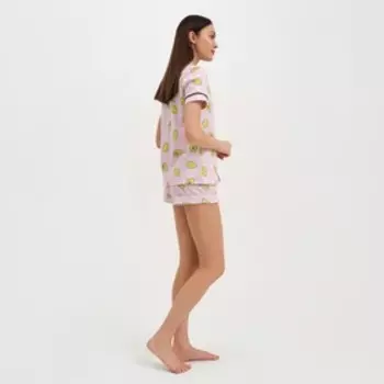 Пижама женская (рубашка и шорты) KAFTAN Avocado р. 44-46, розовый