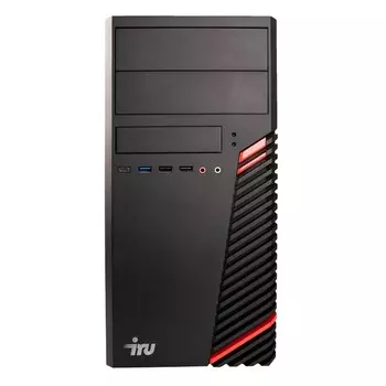ПК IRU Home 310H6SM MT i3 12100 (3.3) 8Gb SSD256Gb UHDG 730 Free DOS GbitEth 400W черный (1 103385