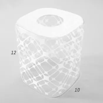 Плафон E27 бело-прозрачный