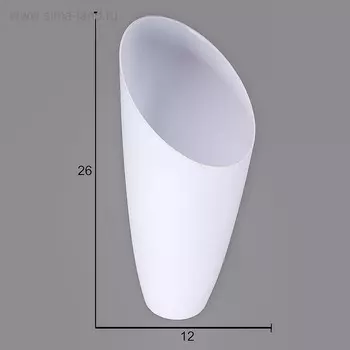 Плафон E27 белый