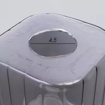 Плафон Е27 тонированый 10х10х12 см