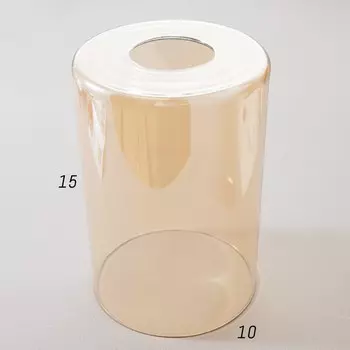 Плафон E27 золотистый