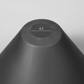 Плафон отдельный «Конус», Е27, дымчатый, 252515 см