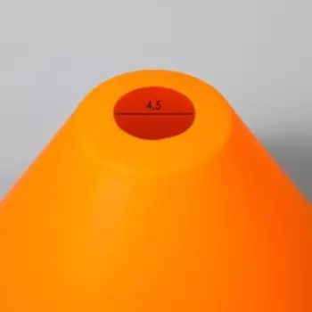 Плафон "Конус" Е27 оранжевый 25х25х15см