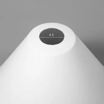 Плафон "Конус" Е27 снежно-белый 25х25х15см