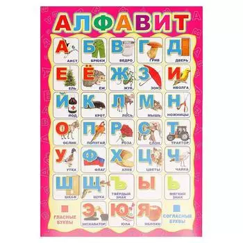 Плакат "Алфавит" А4