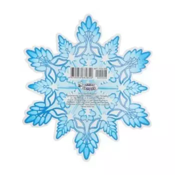 Плакат "Снежинка - 5" 15х15 см