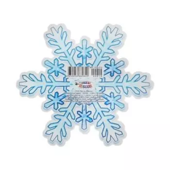 Плакат "Снежинка - 7" 15х15 см