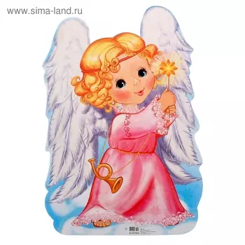 Плакат вырубной на пасху «Ангел», 5035 см