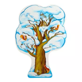 Плакат вырубной «Дуб зимний» 5035 см