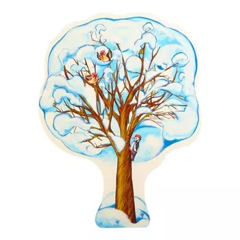 Плакат вырубной «Клён зимний» 5035 см