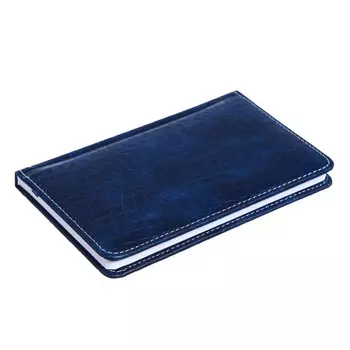 Планинг карманный датированный 2024 года, 155 х 95 мм, 64 листа, Attomex.Croco, твёрдая обложка из искусственной кожи, блок 70 г/м2, синий