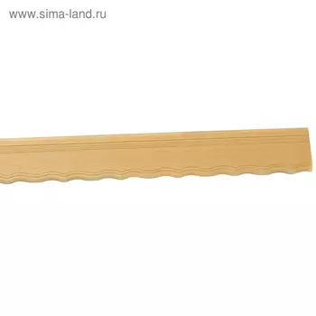 Планка декоративная двухрядная 240 см, цвет бук