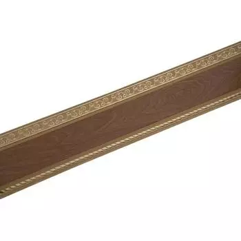 Планка для карниза «Есенин», высота 7 см, длина 25 м, цвет золото/олива