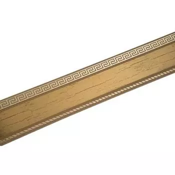 Планка для карниза «Меандр», высота 7 см, длина 25 м, цвет золото, антик
