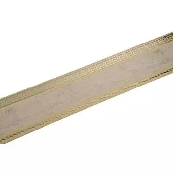 Планка для карниза «Меандр», высота 7 см, длина 25 м, цвет золото, оникс